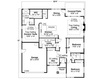Floor Plan, 051H-0350
