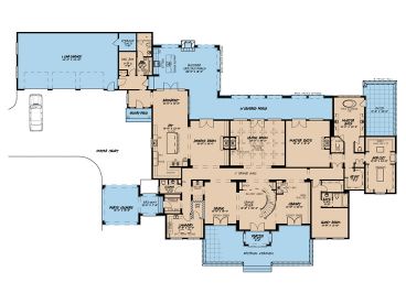 1st Floor Plan, 074H-0073