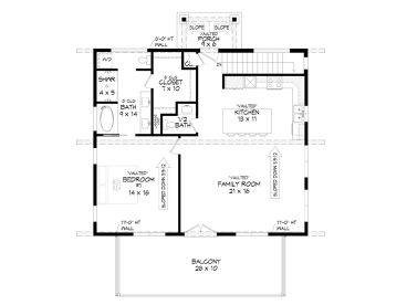 2nd Floor Plan, 062H-0435