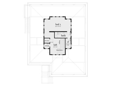 2nd Floor Plan, 052H-0095