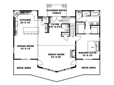 1st Floor Plan, 012H-0305