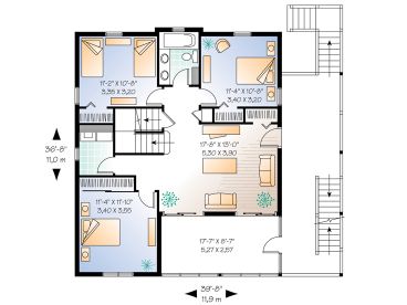 1st Floor Plan, 027H-0148