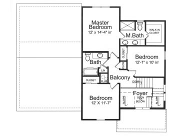 2nd Floor Plan, 046H-0182