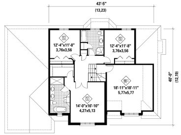 2nd Floor Plan, 072H-0175