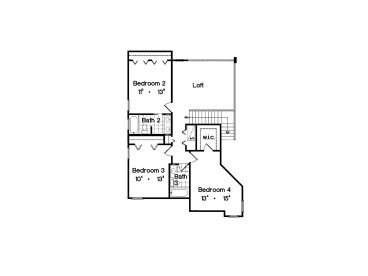 2nd Floor Plan, 043H-0146
