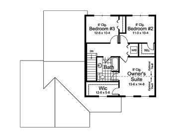 2nd Floor Plan, 023H-0161