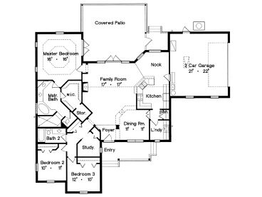 Floor Plan, 043H-0085