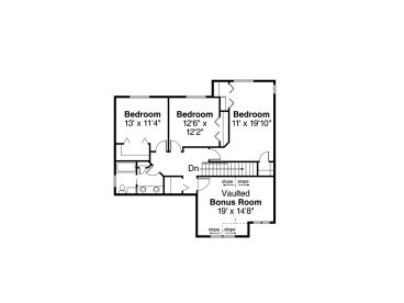 2nd Floor Plan, 051H-0334