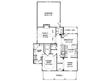 1st Floor Plan, 019H-0058
