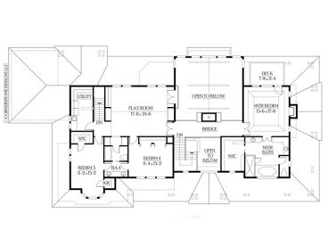 2nd Floor Plan, 035H-0031