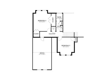 2nd Floor Plan, 065H-0068