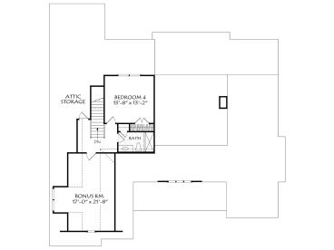 2nd Floor Plan, 086H-0118