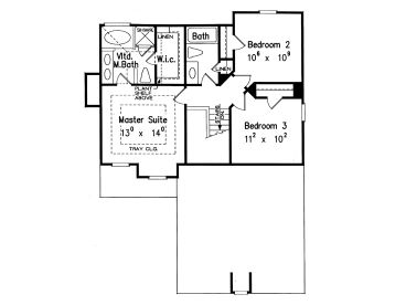 2nd Floor Plan, 086H-0018