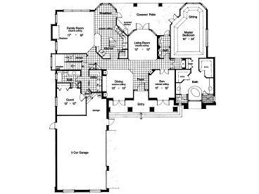 1st Floor Plan, 043H-0192