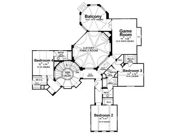 2nd Floor Plan, 031H-0177