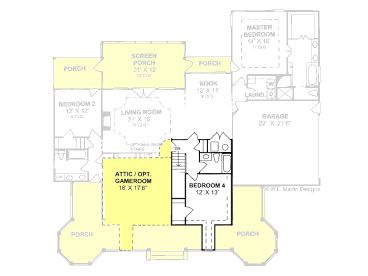 2nd Floor Plan, 059H-0063