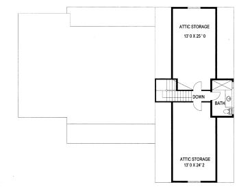 2nd Floor Plan, 012H-0181