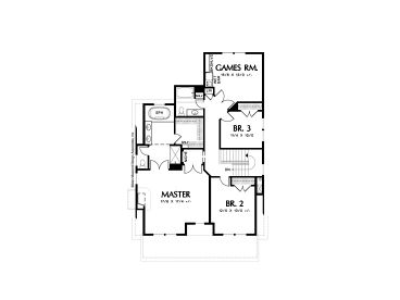 2nd Floor Plan, 034H-0220