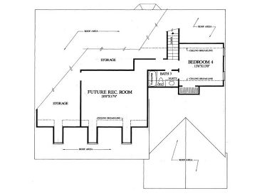 2nd Floor Plan, 063H-0048