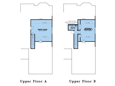 2nd Floor Plan, 074H-0154