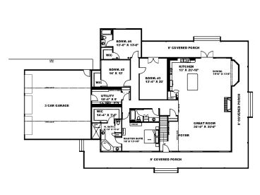 1st Floor Plan, 012H-0311