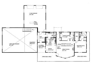 1st Floor Plan, 012H-0200