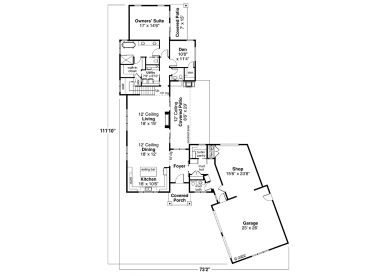 1st Floor Plan, 051H-0399
