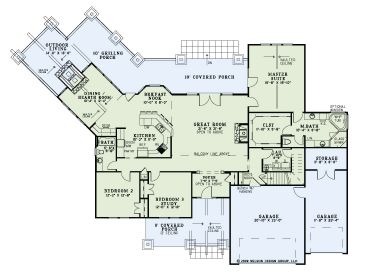 1st Floor Plan, 025H-0224