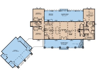 1st Floor Plan, 074H-0136