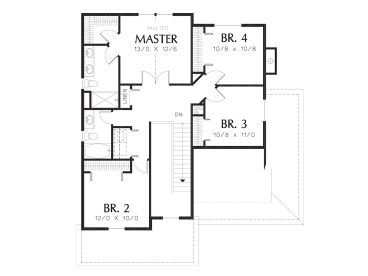 1st Floor Plan, 034H-0317