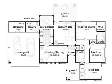 Floor Plan, 021H-0263