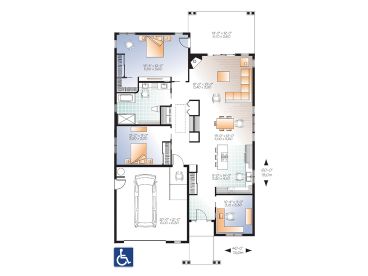 1st Floor Plan, 027H-0382