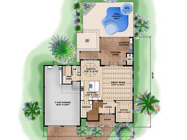 1st Floor Plan, 037H-0191