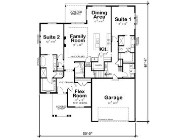 Floor Plan, 051H-0519