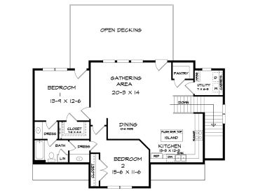 2nd Floor Plan, 019G-0025