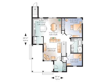 1st Floor Plan, 027H-0311