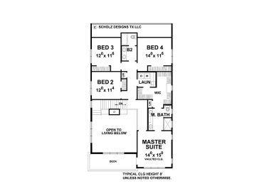 2nd Floor Plan, 031H-0275
