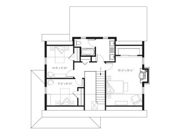 2nd floor Plan, 027H-0481