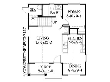 1st Floor Plan, 035H-0001
