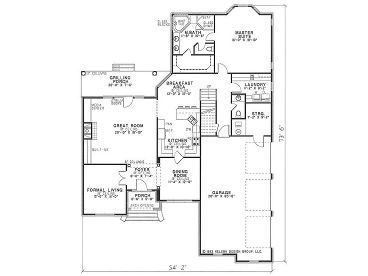 1st Floor Plan, 025H-0069