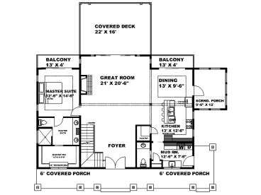 1st Floor Plan, 012H-0314