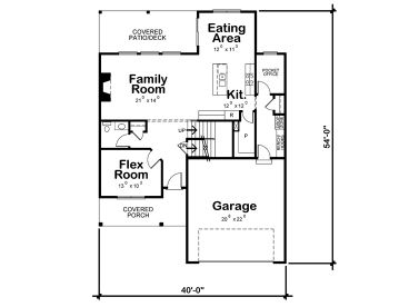 1st Floor Plan, 031h-0392