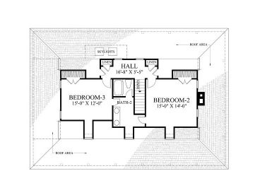 2nd Floor Plan, 063H-0100