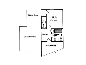 2nd Floor Plan, 014H-0019