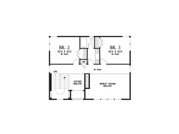 2nd Floor Plan, 034H-0425
