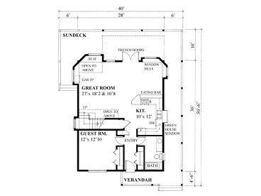 1st Floor Plan, 010H-0023