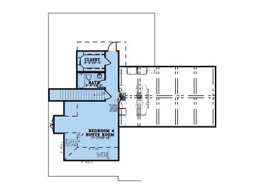 2nd Floor Plan, 074H-0184