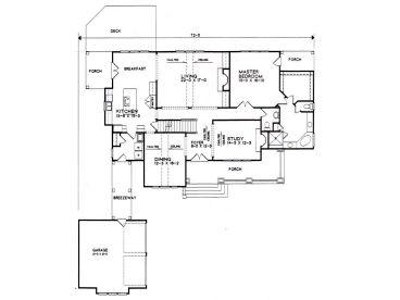 1st Floor Plan, 045H-0046