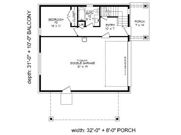 1st Floor Plan, 062G-0270