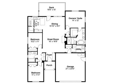 Floor Plan, 051H-0271